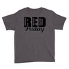 red friday black logo Youth Tee