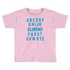 alphabet abc elemno Toddler T-shirt