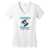 Father is my Name Fishing Is My Game Women's V-Neck T-Shirt