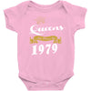 queens are born in 1979 Baby Onesie