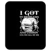 99 problems   fishin' solves all of em Mousepad
