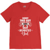 sorry this guy is already taken by a super sexy  august girl V-Neck Tee
