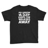 an arrow a day zombie dary Youth Tee