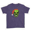 santa clous skeleton Youth Tee