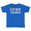 i love my soldier hunter camouflage Toddler T-shirt