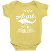 New Aunt 2018 Rokie Dept. Baby Onesie