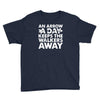 an arrow a day zombie dary Youth Tee