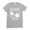 cat best friends for life Ladies Fitted T-Shirt