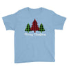 lumberjack tree merry christmas Youth Tee