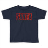 santa red glitter Toddler T-shirt