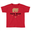 papa bear Toddler T-shirt