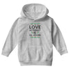 Love Actually Is All Around Ugly Christmas for light Youth Hoodie