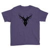 deer head vector Youth Tee