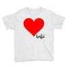 Besties Heart Family Matching Youth Tee