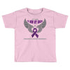 my hero is now my angel pancreatic cancer awareness Toddler T-shirt