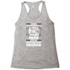 Never Underestimate A Papa With An Engineer Degree Racerback Tank