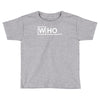 doctor who m.d   vintage retro tv show fan dr Toddler T-shirt