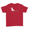 unicorn scooting on the floor Youth Tee
