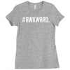 #awkward Ladies Fitted T-Shirt