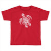 hawaiian turtle tribal art Toddler T-shirt