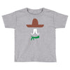 ladies sombrero  funny retro mexico mustache designer Toddler T-shirt