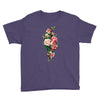 breast cancer flowers Youth Tee