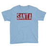 santa red glitter Youth Tee
