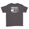 sarcastic comment loading please wait funny cool humour Youth Tee