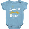 queens are born in november Baby Onesie