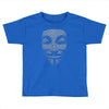 v for vendetta mask guy fawkes cool girls womens cotton t shirt dw01 Toddler T-shirt