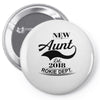 New Aunt 2018 Rokie Dept. Pin-back button