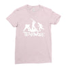 teamwork   mens funny Ladies Fitted T-Shirt