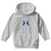 stomach cancer ribbon and rose Youth Hoodie