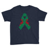 liver ribbon and rose Youth Tee