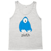 new! mens 'sloth' Tank Top
