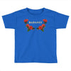 badassy with roses Toddler T-shirt