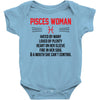 Pisces Woman Baby Onesie