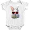 Easter Bunny Face Too Hip To Hop Baby Onesie