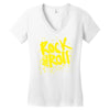 rock music r3 Women's V-Neck T-Shirt