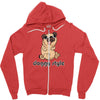 doggy style Zipper Hoodie