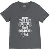 sorry this guy is already taken by a super sexy  march girl V-Neck Tee