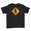 big foot xing big foot crossing sasquatch Youth Tee