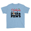 christmas dogs and paws Youth Tee