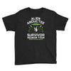 alien abductee survivor tour ufo nerd geek comic funny Youth Tee