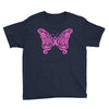 breast cancer butterfly Youth Tee