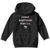 more boyfriends than ts Youth Hoodie