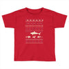 christmas ugly shark Toddler T-shirt