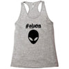 alien funny tshirt Racerback Tank