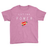 latina power with cute heart Youth Tee