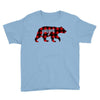 papa christmas bear Youth Tee